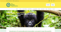 Desktop Screenshot of gorillas.org